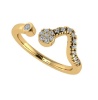 9ct Yellow Gold Leo Star Sign Ring Photo