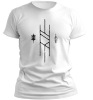 PepperSt White T-Shirt – Norse Polarity Rune Photo