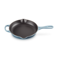 Le Creuset Signature Round Cast Iron Skillet Chambray