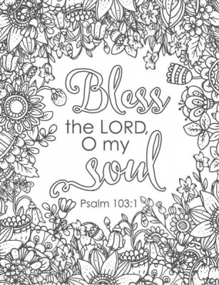 Photo of Christian Art Gifts Coloring Cards Psalms in Color