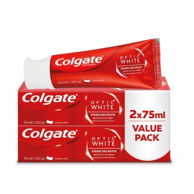 Colgate Optic White Sparkling White Toothpaste Value Pack 2 X 75ml