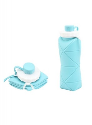 Collapsible Water Bottles Leakproof Travel Sports Lightweight Durable 20oz