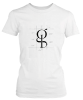 PepperSt Ladies White T-Shirt - Grid Design GI Photo