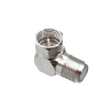 Space TV 90 degree Right Angle F-Male Adaptor Connector - 20 pack Photo