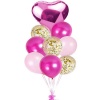 BubbleBean - Pink & Gold Bunched Balloon Photo