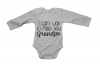 I Can't Wait To Meet You Grandpa - LS - Baby Grow Photo