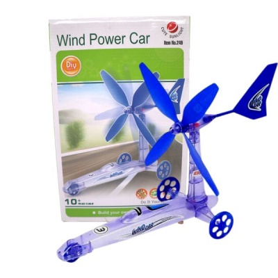 Wind Powered Dragster DIY Build Kit Model Toy