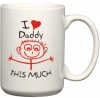 CustomizedGifts I Love Daddy This Much Coffee Mug Photo