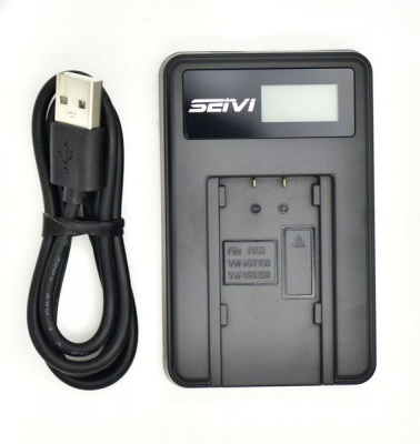 Photo of Panasonic Seivi LCD USB Charger for VW-VBT380 VW-VBT190 Battery