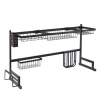 ALTA Over Sink Black Stainless Steel Dish Drying Rack