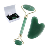 Mikay Health Jade Quartz Stone Roller & Gua Sha Photo
