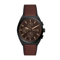 Fossil Mens Watches Everett Chronograph Mens Brown Watch FS5798