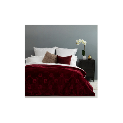 Photo of Pierre Cardin Luxury Mink Blanket - Burgundy