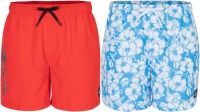 Hot Tuna Men Tuna Swim Shorts RedBlue White 2 Pack Parallel Import