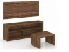 LINX Techno Mobili TV Set 3 Piece Entertainment Unit - Walnut Photo