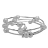 Lily Rose Lily & Rose 8mm White Fresh Water Pearl Coil Bracelet-LB27 Photo