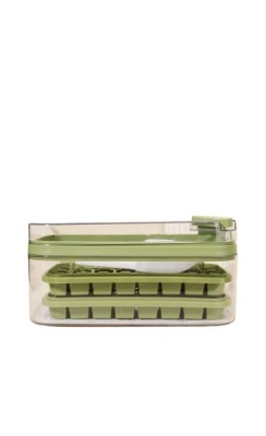 Multi grid Silicone Ice Cube Tray Green
