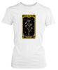 PepperSt Ladies White T-Shirt - Five of Swords Photo