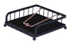 Berlinger Haus Premium Iron Napkin Holder - Black Rose Collection Photo
