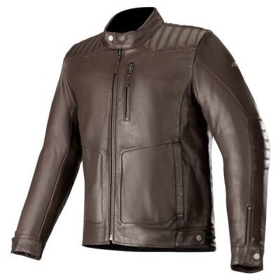 Photo of Alpinestars Crazy Eight Leather Jacket - Tobacco Brown