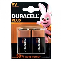 Duracell Plus 9V Alkaline 2 Pack