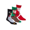 Mens Christmas Character 3 Pack Socks - 3 Pack Photo