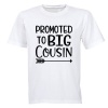Promoted to Big Cousin - Kids T-Shirt - White Photo