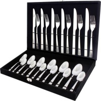 Set of 24Pieces Stainless Steel Cutlery Set