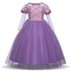 Kid’s Rapunzel Inspired Purple Princess Dress Photo