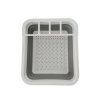 Foldable Silicone Dish Rack - 36 x 13 x 31cm - White Photo