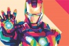 Graffiti Laptop Skin Iron Man Abstract Photo