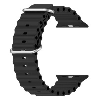 Apple Ocean Style Silicone Strap For Watch 384041mm Black