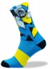 Grumpy Monkey Tuxedo Yellow Sock Photo