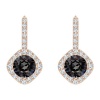 Civetta Spark Riley earring-With Swarovski Silver Night Crystal Rosegold Photo