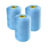 3 x Cotton Thread Sewing Thread Reel String Sewing Machine 3000m - Sky Blue Photo