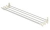 COLOMBO 80cm Aluminium Sturdy Extending Wall Clothes Dryer - Soffietto Photo