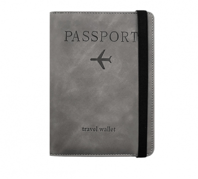Travel Pu Slim Leather WalletPassport Holder