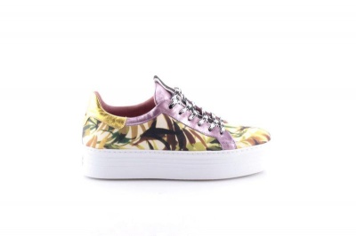 Photo of Women's Floral Leather Espadrille Sneaker