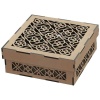 Pappa Joe - Laser Cut Wooden Box - Design Pattern Photo