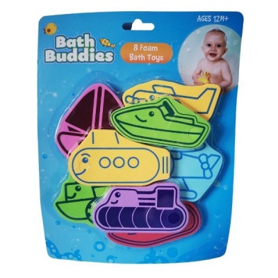Photo of Bath Buddy Bath Buddies - 8 x Foam Bath Toys - Assorted Colors