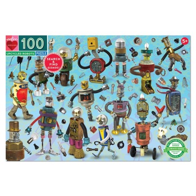 Photo of eeBoo Children's Puzzle - Upcycled Robot: 100 Pieces