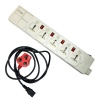 Wonpro World Wide Multi-plug Travel Adaptor Surge Protection Kettle Plug Photo