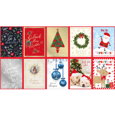 Photo of 10 Pack Christmas Cards - Afrikaans