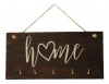 Wooden Wall Hanging - Key Holder - Stained Wood Photo