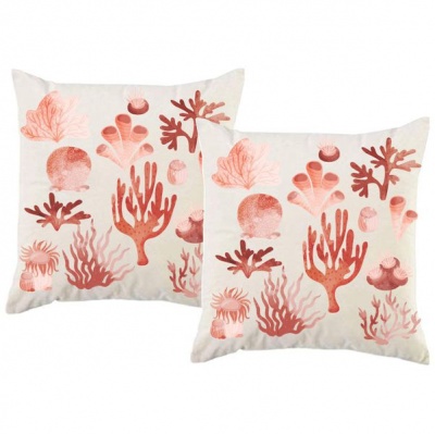 Photo of PepperSt - Scatter Cushion Cover Set - Water Colour Coral