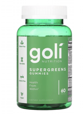 Goli Nutrition Goli Supergreens Gummies 60s