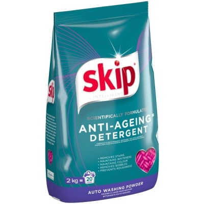 skip Stain Removal Auto Washing Powder Detergent 2kg x 3