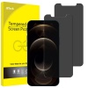 Techcat JETech Privacy Screen Protector for iPhone 12 Pro Max 6.7-Inch Anti Spy Tempered Glass Film 2-Pack Photo