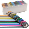 Washi Tape Box Set of 10 rolls - Dark Colours "2" Photo