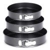 Set of 3 Non-Stick Pan Cake Mould Carbon Steel Round Pan Photo